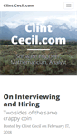 Mobile Screenshot of clintcecil.com
